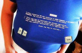 Blue screen of death